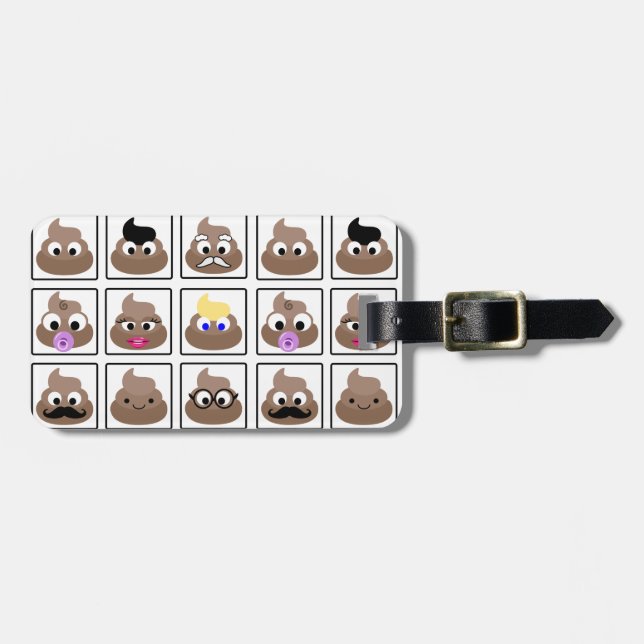 Étiquette À Bagage Afficher plusieurs faces (Devant horizontal)