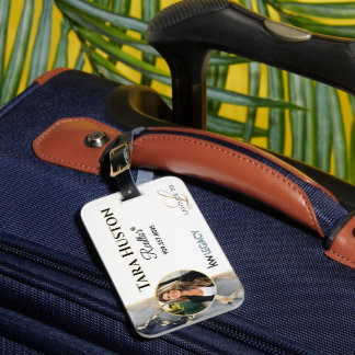 Étiquette À Bagage Agent immobilier personnalisé TARA Huston