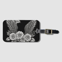 Ailes avec fleurs. Ailes de fleurs esthétiques