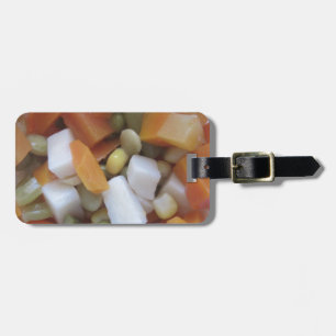 Étiquette À Bagage Aimer les légumes mixtes