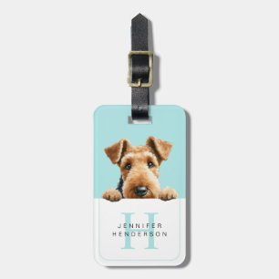 Étiquette À Bagage Airedale Terrier Chien Bagage Tags