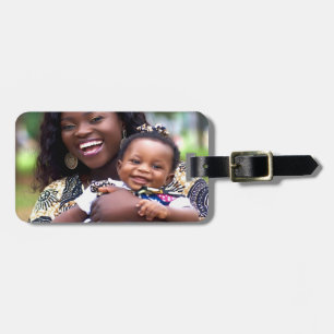Étiquette À Bagage Ajouter une photo de bébé Personnaliser