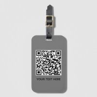 Ajouter votre propre code QR texte Scan Minimal Si