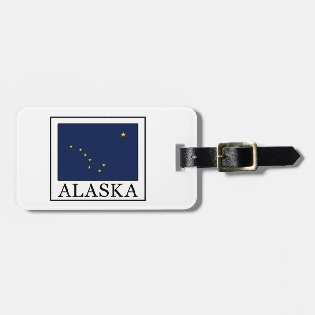 Étiquette À Bagage Alaska (Devant horizontal)