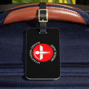 Étiquette À Bagage Alerte Médicale MYASTHENIA GRAVIS