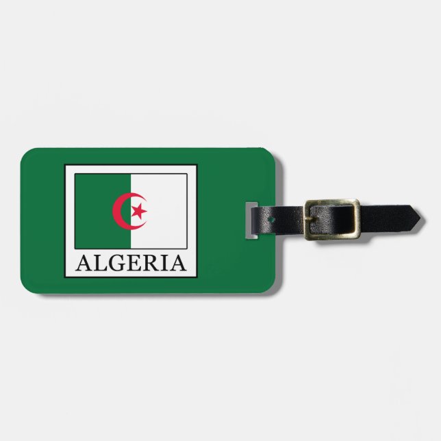 Étiquette À Bagage Algérie (Devant horizontal)