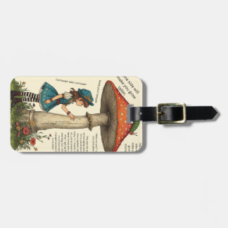 Étiquette À Bagage Alice in Wonderland Caterpillar Luggage Tag