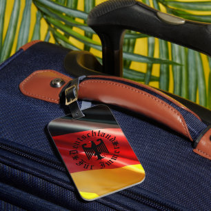Étiquette À Bagage Allemagne/Deutschland pour toujours/aigle noir/dra