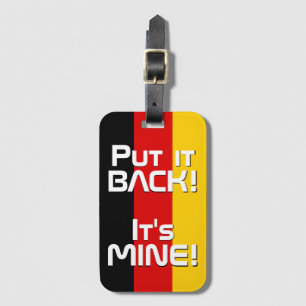 Étiquette À Bagage Allemagne Drapeau National Funny Patriotique