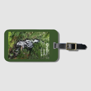 Étiquette À Bagage Aller à la chasse aux cascades Bagage Balise