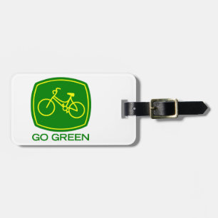 Étiquette À Bagage Allez Vert