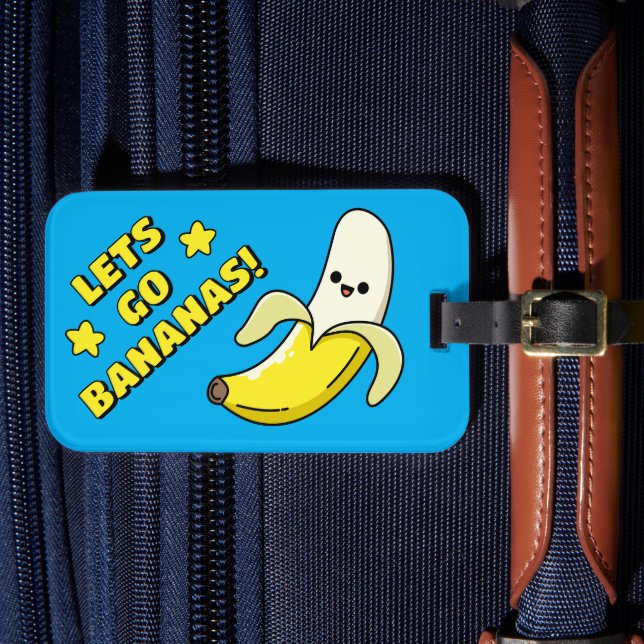 Étiquette À Bagage Allons Bananes ! (Insitu Rectoal 4)