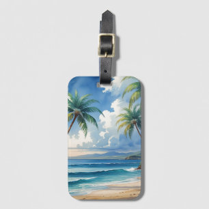 Étiquette À Bagage Aloha Voyage Hawaïen De Style vintage De Hawaii