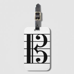 Étiquette À Bagage Alto Clef