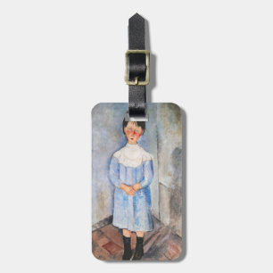 Étiquette À Bagage Amedeo Modigliani - Petite fille en bleu