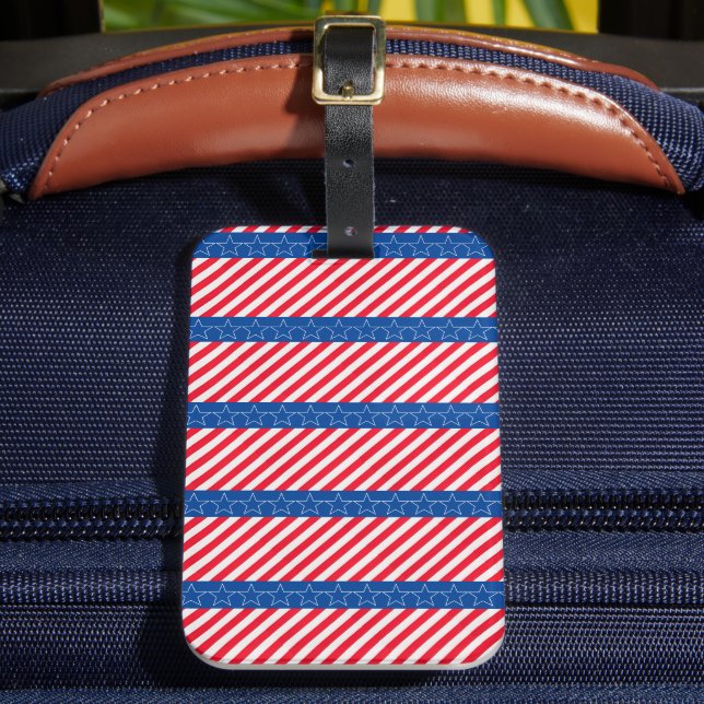 Étiquette À Bagage Américain patriotique  (Insitu Rectoal 2)