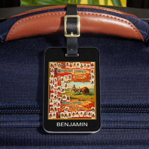 Étiquette À Bagage Amérindien 50 célèbres chefs tribaux Vintage