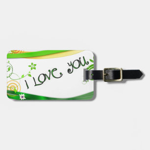 Étiquette À Bagage Amour