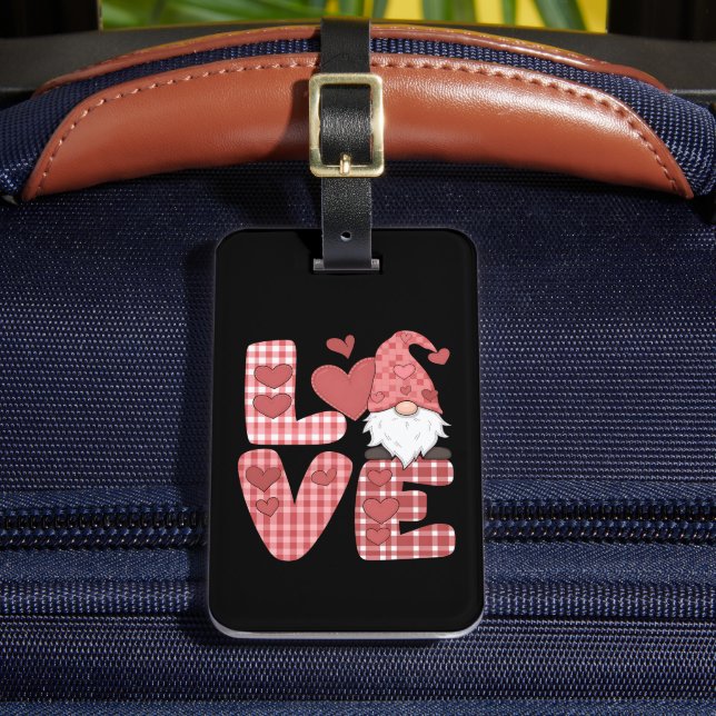 Étiquette À Bagage Amour Coeur mignon Gnome Saint Valentin (Insitu Rectoal 2)
