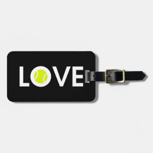 Étiquette À Bagage AMOUR de balle de tennis