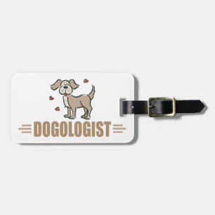 Étiquette À Bagage Amoureux des chiens