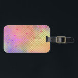 Étiquette À Bagage Amusant coloré Ombre Pastel Mermaid Motif<br><div class="desc">Cool Pastel Pink,  violet,  Turquoise et orange Ombre Mermaid avec Motif Gold Foil. Cette empreinte amusante de sirène est parfaite pour un cadeau d'anniversaire sous la mer de sirène.</div>