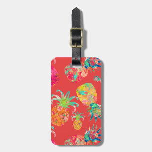 Étiquette À Bagage Ananas PixDezines Aloha