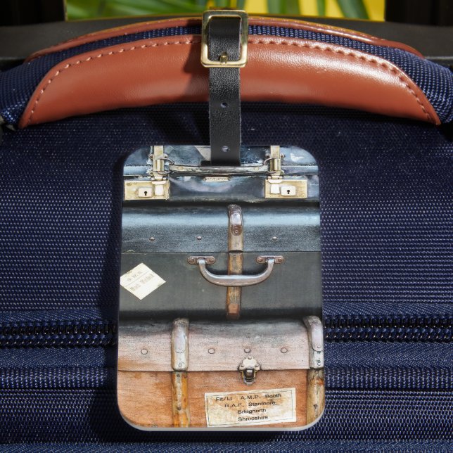 ÉTIQUETTE À BAGAGE ANCIENNE ANGLETERRE (Insitu Rectoal 2)