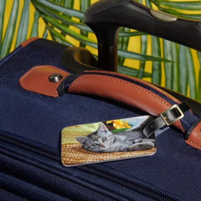 Étiquette À Bagage Animaux de bébés cutest | Lounge Kitten (Insitu Rectoal 3)