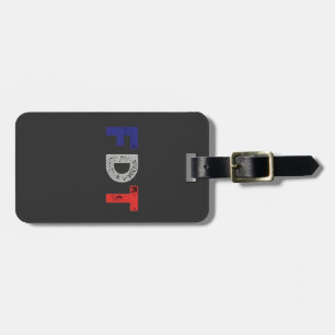 Étiquette À Bagage Anti Trump Maga FDT résiste à la démocratie rétro