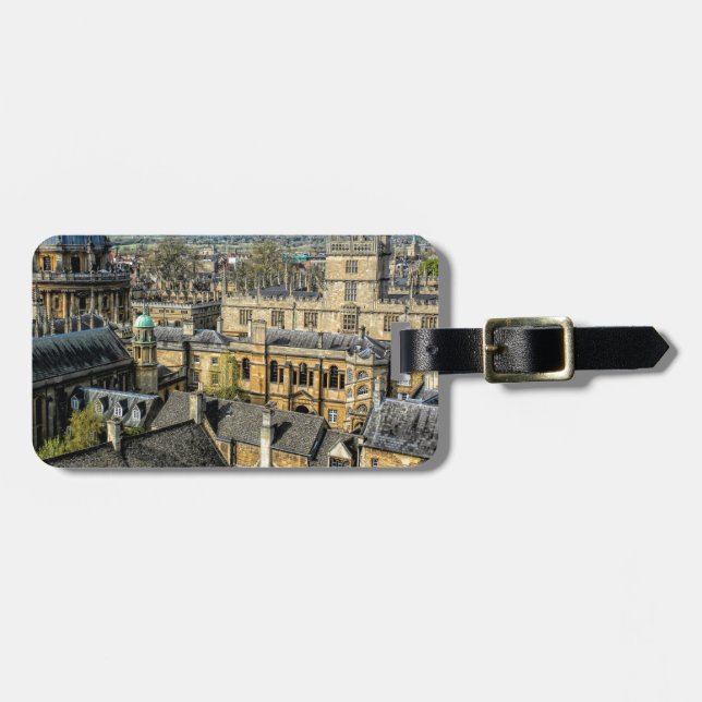 Étiquette À Bagage Appareil-photo de Radcliffe et bibliothèque Oxford (Devant horizontal)