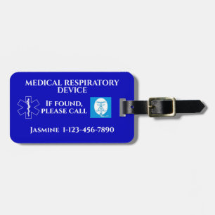 Étiquette À Bagage Appareil respiratoire Médicale CPAP Machine Carry-