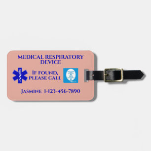 Étiquette À Bagage Appareil respiratoire Médicale CPAP Machine Carry-