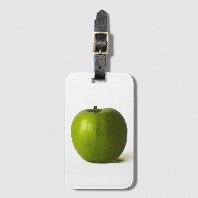 Étiquette À Bagage Apple verte bc ltcnm (Devant Vertical)