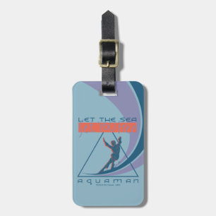 Étiquette À Bagage Aquaman Laissez La Mer Vous Libérer
