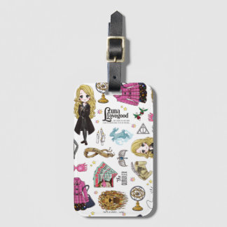 Étiquette À Bagage Aquarelle magique Luna Lovegood