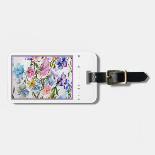 Étiquette À Bagage Aquarelles Whimsical