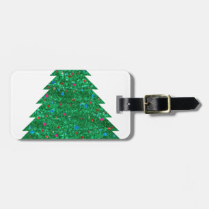 Étiquette À Bagage arbre de Noël