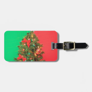 Étiquette À Bagage arbre de noël