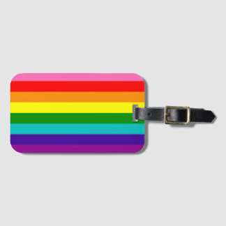 Étiquette À Bagage Arc en ciel drapeau gay LGBT Balise de bagage