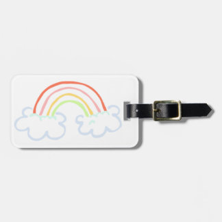 Étiquette À Bagage Arc-en-ciel mignon