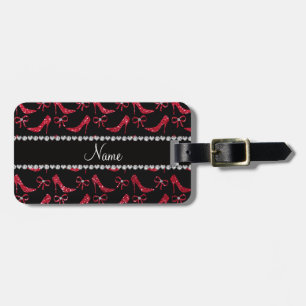 Étiquette À Bagage Arc nommé fait sur commande de talons hauts de
