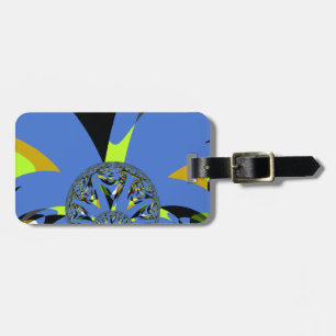 Étiquette À Bagage Arches cool avec sphères fractales Art Design