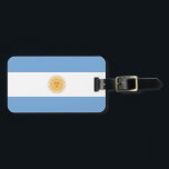 Étiquette À Bagage Argentine<br><div class="desc">Argentina flag</div>