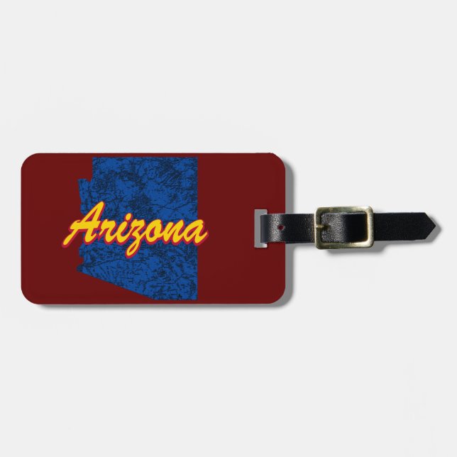 Étiquette À Bagage Arizona (Devant horizontal)