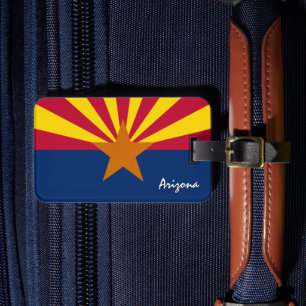 Étiquette À Bagage Arizona bagage Tags, patriotique Arizona drapeau