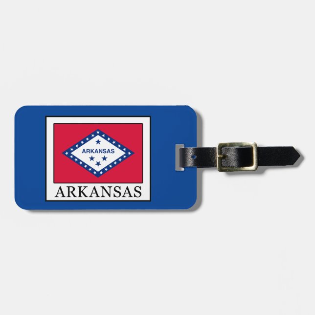 Étiquette À Bagage Arkansas (Devant horizontal)