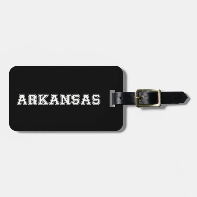 Étiquette À Bagage Arkansas (Devant horizontal)
