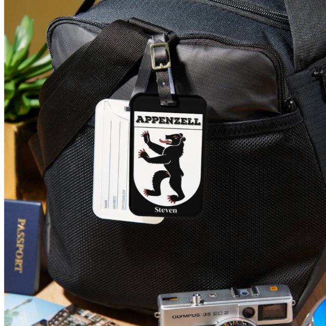 Étiquette À Bagage Armoiries du canton suisse d'Appenzell, Innerrhode (Créateur téléchargé)
