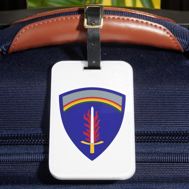 Étiquette À Bagage Army Europe USAREUR (Insitu Rectoal 2)